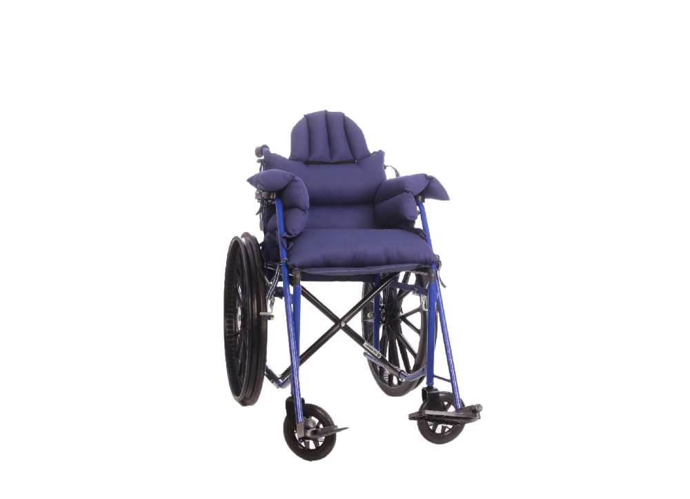 ALMOHADÓN PARA SILLA DE RUEDAS C/ APOYA CABEZA