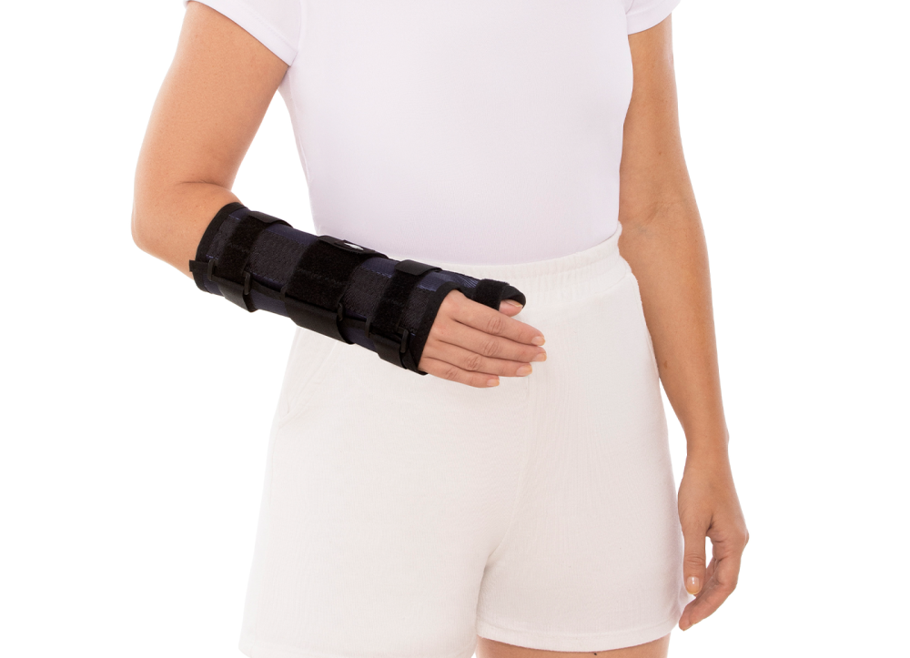 Inmovilizador de muñeca y dedo pulgar de fibra