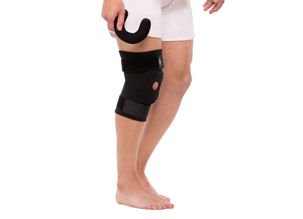 Rodillera de neoprene con luneta en U