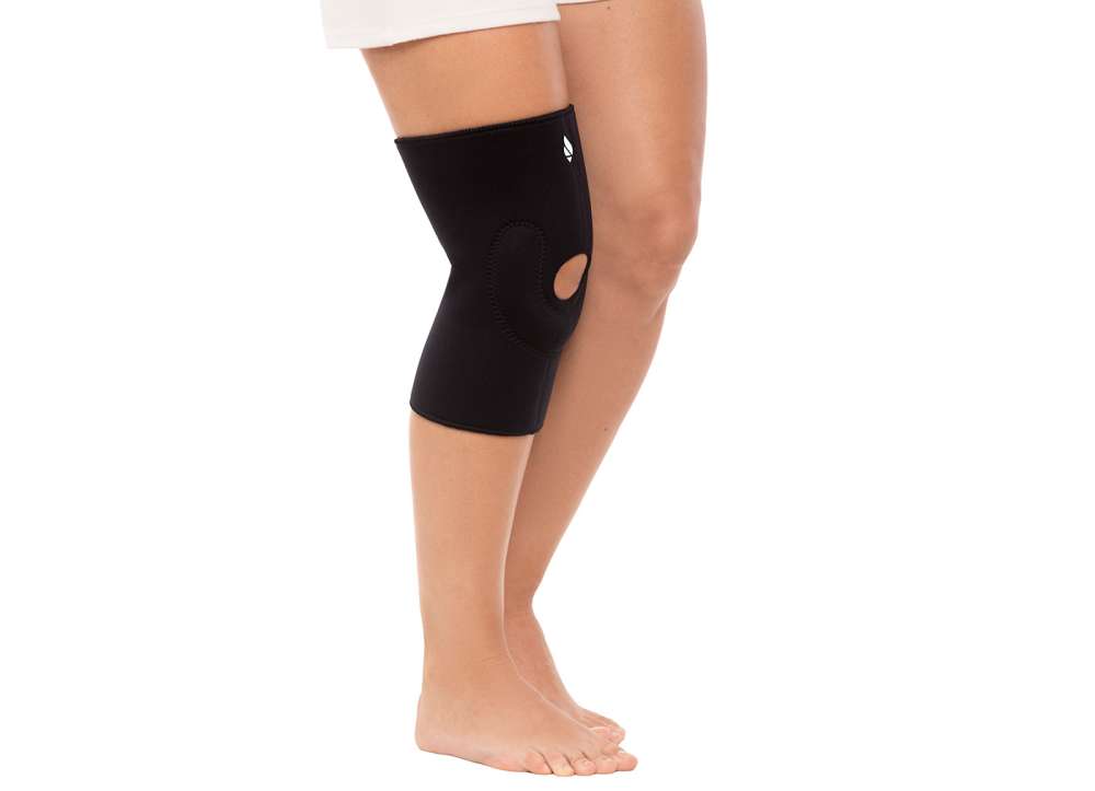 Rodillera con U móvil de neoprene sin ajuste